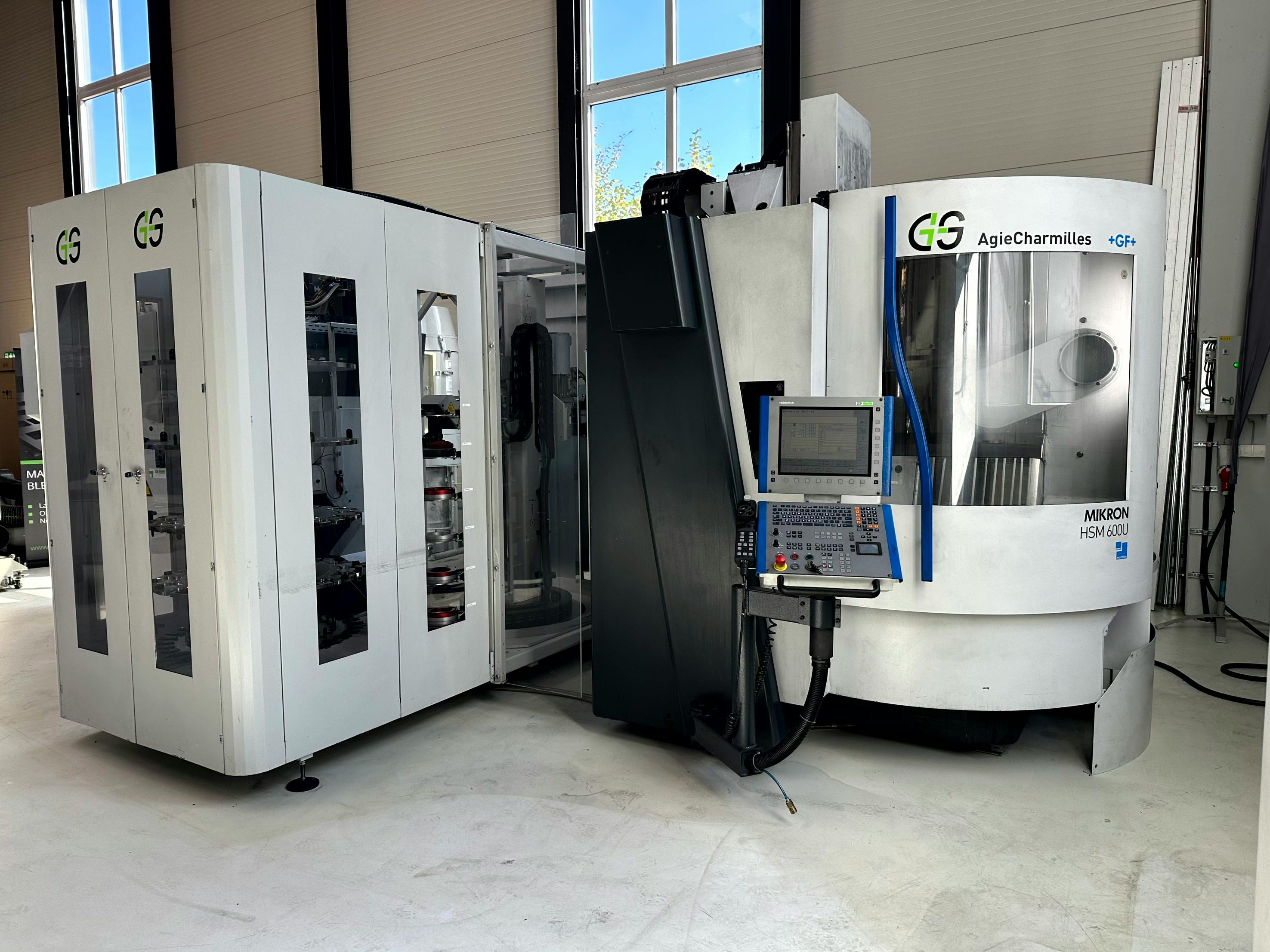 Mikron HSM 600 U + HSM 400 U + Robot Multi Twin – 5-Achs ...