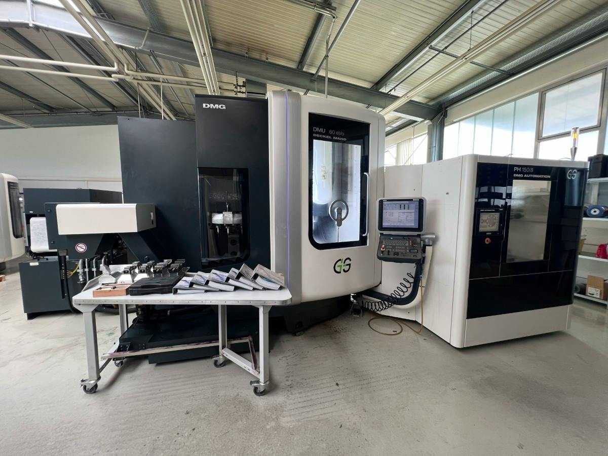 DMG DMU 60 eVo + PH 150 – 5-axis machining centre